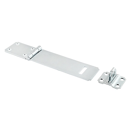 Prime-Line Safety Hasp, 6 in., Steel Construction, Zinc Plated Finish, Fixed, MP5059