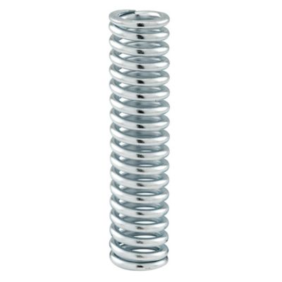 Prime-Line Compression Spring, Spring Steel Construction, Nickel-Plated Finish, 0.148 Ga x 15/16 in. x 4 in., 2 pk., SP 9732