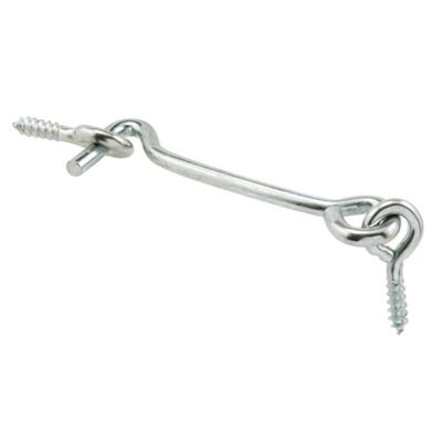 Prime-Line Hook and Eye Latch, Steel Construction, Zinc Plated, 2-1/2 in.  Reach, 2 pk., K 5036-A at Tractor Supply Co.