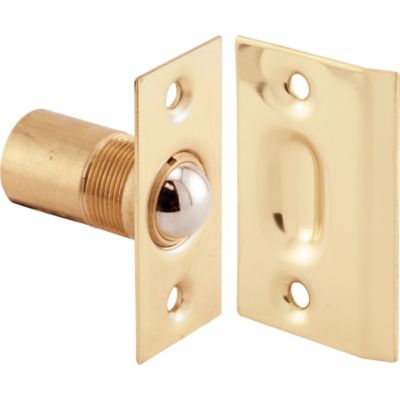 Prime-Line 11/16 in. Solid Brass Housing and Plates with Steel Ball Catch and Inner Spring for Hinged Doors, N 7287