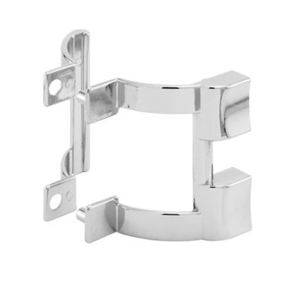 Prime-Line 2-1/4 in. Chrome Shower Door Handle/Towel Bracket Set, M 6198