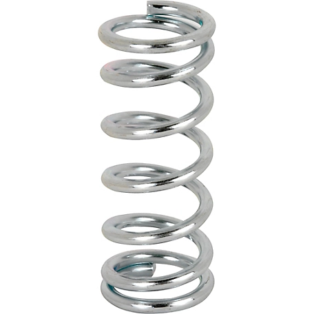 Prime-Line Compression Spring, Spring Steel Construction, Nickel-Plated Finish, 0.072 Ga x 9/16 in. x 1-3/8 in., 2 pk., SP 9707