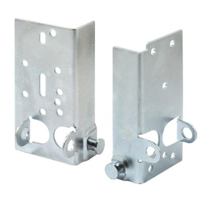 Prime-Line Bottom Lifting Brackets, Fits 7/16 in. Diameter Garage Door Roller Stems, 1 Set, GD 52197