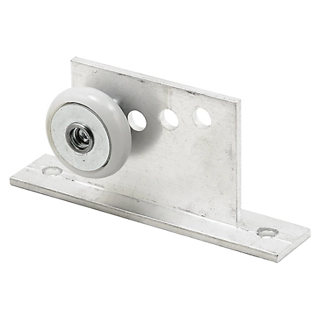Prime-Line Tub Enclosure Roller & Bracket Assembly, 3/4 in. Oval Edge Tire, Steel Ball Bearings, Extruded Aluminum, 2 pk.