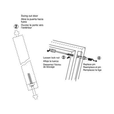 Image showing  Bi-Fold Door Bottom Pivot Pin Assembly with 3/8 in. Diameter Nylon Cap, N 6730