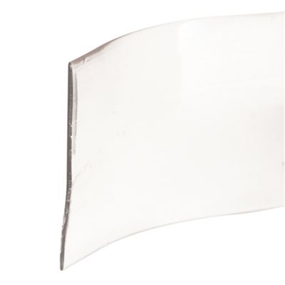 Prime-Line Vinyl Shower Door Bottom Sweep, 36 In. x 1-1/2 In. Strip, Flat, Clear (Single Pack), M 6226