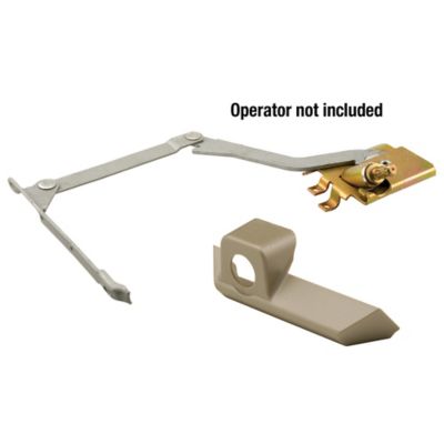 Image showing  3-15/16 in. High Impact Plastic Construction Champagne Color Pella Casement Operator Cover, H 4096