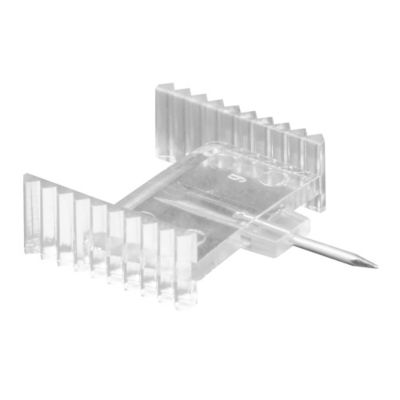 Prime-Line Window Grid Retainer, Clear Plastic, 6 pk., L 5892