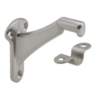 Prime-Line Hand Rail Bracket, Satin Nickel Plated, 2 pk., MP10133