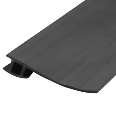 Prime-Line 1 in. to 1-3/4 in. x 7 ft., Black Vinyl Sliding Screen Door Weatherstrip (Single Pack), B 791