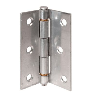 Prime-Line 3 in. Aluminum Screen Door Hinge with Brass Oilite Bearings, 2 pk., K 5142