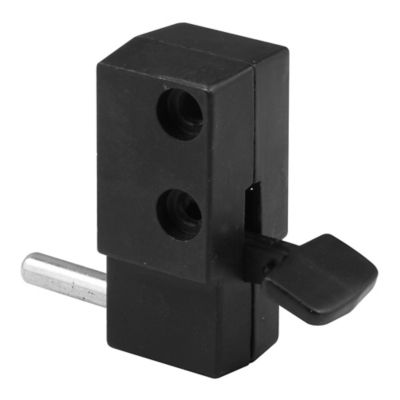 Prime-Line Black Diecast Step-On Patio Door Lock, S 4041