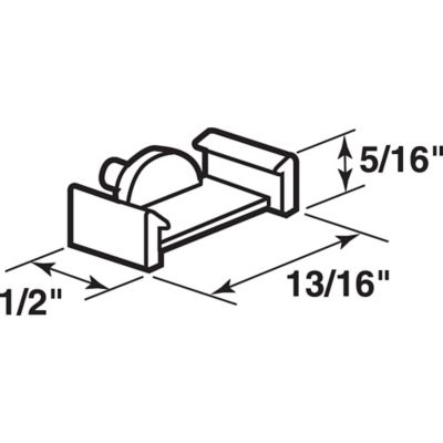 Image showing  Clear Plastic Window Grid Retainer Clips, 6 pk., L 5839
