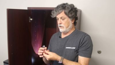 Image showing  Shelf Support Peg, Self-Locking, 5 mm., 5/8 in. Clear, 4 pk., U 9393