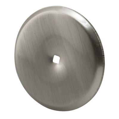 Prime-Line Cabinet Knob Backplate, Satin Nickel, 2 pk., U 10420