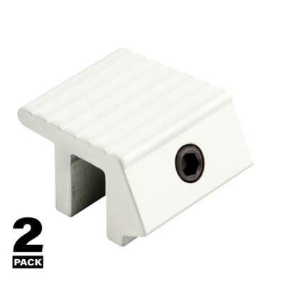 Image showing  Tamper Resistant Sliding Window Lock, White Finish, U 9812