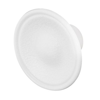 Prime-Line Cabinet Pull Knob, 1-13/16 in., Plastic, White, 5 pk., MP7517