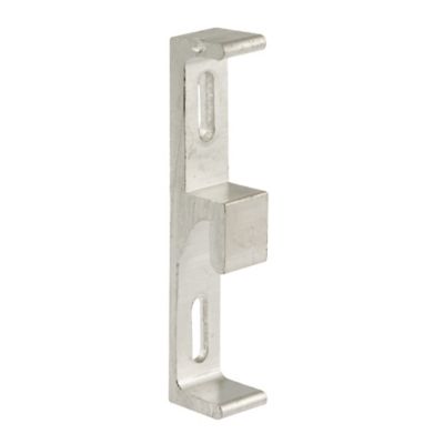 Prime-Line Sliding Door Keeper with Zinc Diecast, Aluminum Finish, MP2094