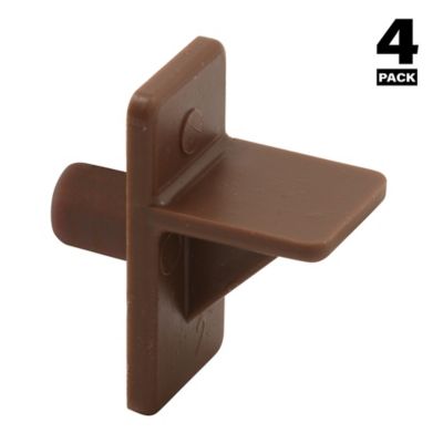 Image showing  1/4 in., Brown Plastic, 1/2 in. Shelf Support Peg (8 Pack)., U 9255N