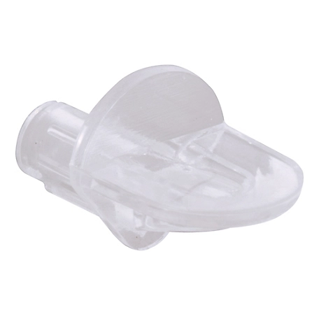 Prime-Line 5 lb. 5 mm Clear Plastic Shelf Support Pegs, 8 pk., U 10147
