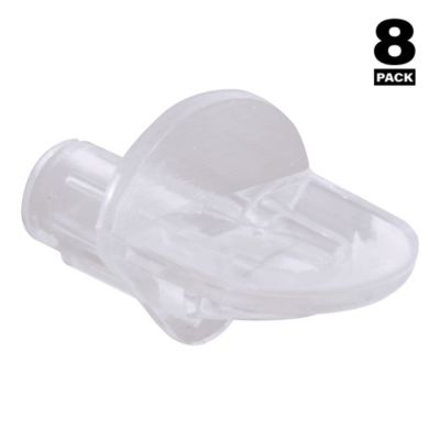 Image showing  5 lb. 5 mm Clear Plastic Shelf Support Pegs, 8 pk., U 10147