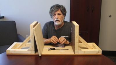 Image showing  Self-Locking Shelf Support Peg, 1/4 in. x 1/2 in. Clear, 4 pk., U 11299