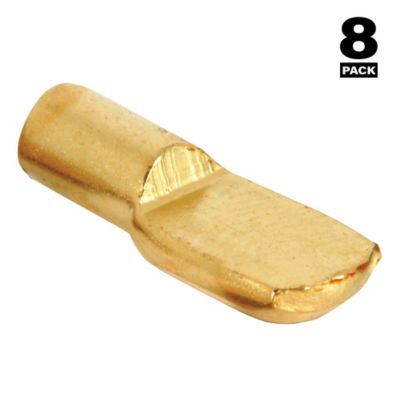 Image showing  5 mm Brass-Plated Steel Shelf Pins, 8 pk., U 10165