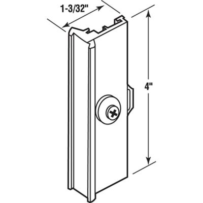 Image showing  Aluminum Sliding Window Lock with Pull Latch