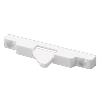Prime-Line White Sliding Vinyl Window Vent Stop, 2-1/4 in. Hole Center Spacing, 2-Pack