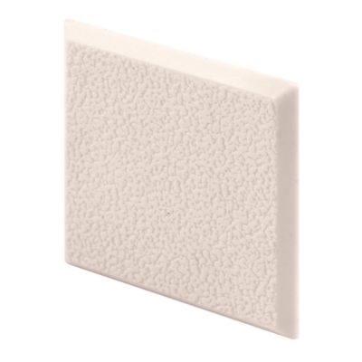 Prime-Line Wall Protector, 2 in. x 2 in. Squares, Rigid Vinyl, Ivory, Textured, 5 pk., MP10867