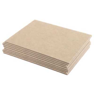 Prime-Line Heavy-Duty Furniture Felt Pads, 3/16 in. Thick with Self-Adhesive Backing, 8 pk., MP76650