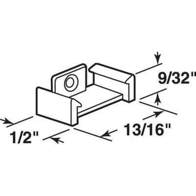 Image showing  Clear Plastic, Window Grid Retainer Clip, 6 pk., L 5840