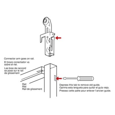 Image showing  7/8 in. Panel Wardrobe Door Roller Assembly, Acme 1 Pair, N 6548