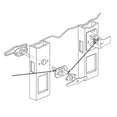 Image showing  Tee Latching Handle, Diecast Zinc, GD 52121