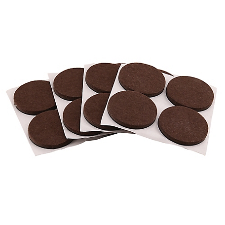 Prime-Line Heavy-Duty Furniture Felt Pads, 1/4 in. Thick x 2 in. Diameter,  16 pk., MP76705 at Tractor Supply Co.