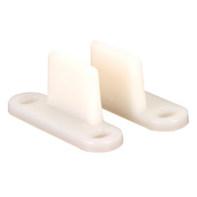 Prime-Line Nylon, By-Pass Door Floor Guide, 2 pk., N 6567