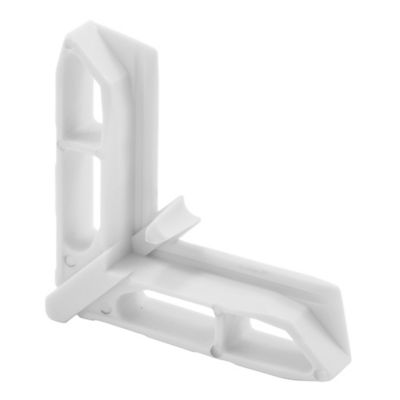 Prime-Line 3/4 in. x 7/16 in. White, Andersen, Screen Corner, 20 pk., PL 15758
