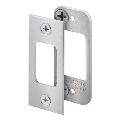 Prime-Line Stainless Steel High Security Deadbolt Strike 2 Piece, E 2688