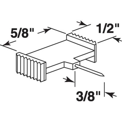 Image showing  Window Grid Retainer Clips, Clear Plastic, 6 pk., L 5801