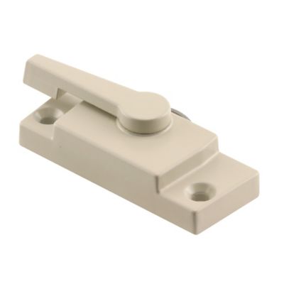 Prime-Line Sash Lock-Only, 2-1/16 in. Hole Center Spacing, for Vertical Sliding Windows, Diecast Zinc, Almond, F 2747