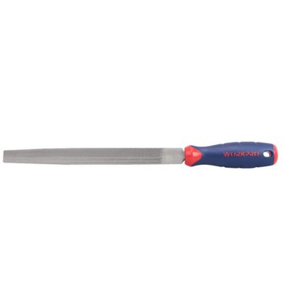 Prime-Line 8 in. Half Round File for Concave, Convex, & Flat Surfaces, Double Cut and Single Cut, W051003