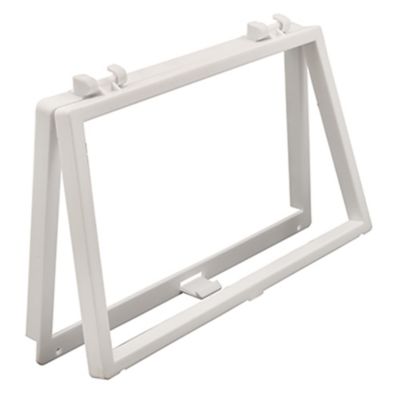 Prime-Line Wicket, 6-1/8 in. x 10-1/8 in., White Plastic, PL 14700