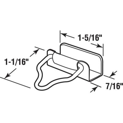 Image showing  Window Screen Bottom Latches, 4 Sets, L 5790