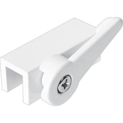 Prime-Line Extruded Aluminum, White, Cam Action Lock, U 9825