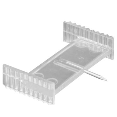 Prime-Line Window Grid Retainer, Clear Plastic, 6 pk., L 5916