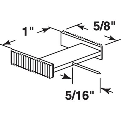 Image showing  Window Grid Retainer, Clear Plastic, 6 pk., L 5916