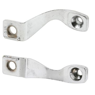 Prime-Line Diecast, Chrome Plated Sliding Door Handle Brackets 1 Pair), E 2102