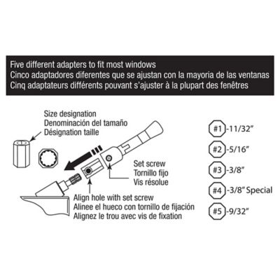 Image showing  Universal Folding Crank Handle, Fits Most Spindles, Coppertone Finish, H 3961