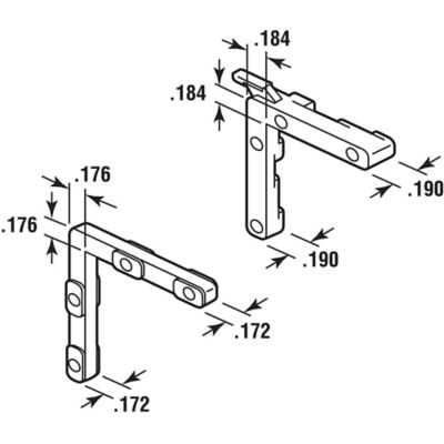Image showing  Tilt Key and Corner Key Set, Diecast 4 pk., T 8689