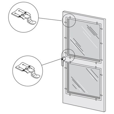 Image showing  3/8 in. x 2-1/16 in. Spring Steel Storm Window Snap Fastener, 4 pk., T 8500